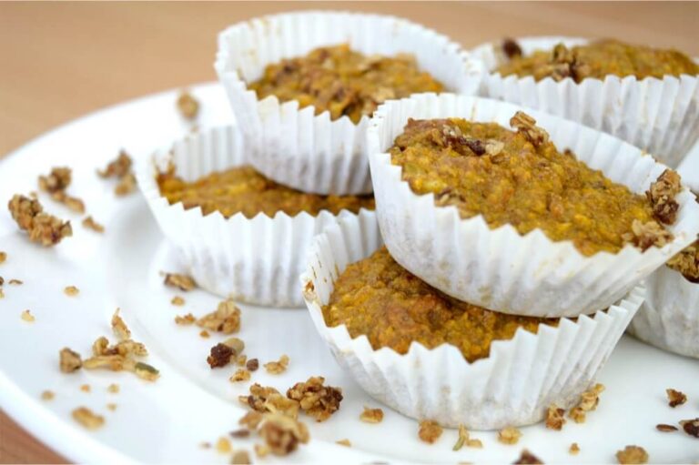 Muffins de zanahoria y plátano Corporis Sanum