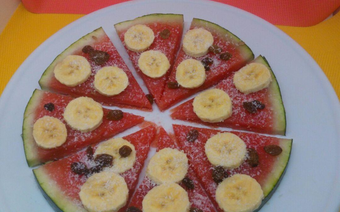 Pizza de frutas