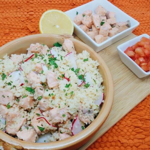 tabulé de salmón