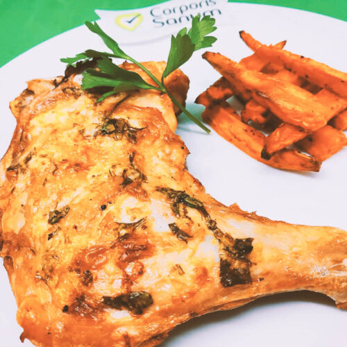 muslo de pollo