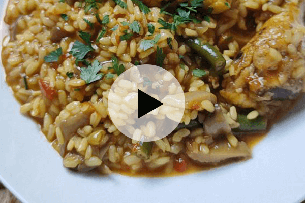 Arroz Meloso de Pollo