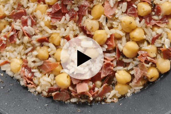 Arroz con Garbanzos y Jamón