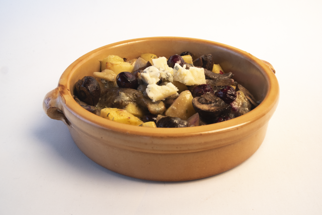 setas de temporada con manzana